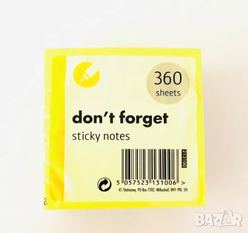 Разноцветни Самозалепващи Неон Листчета Sticky Notes 360 броя, снимка 5 - Други стоки за дома - 49373330