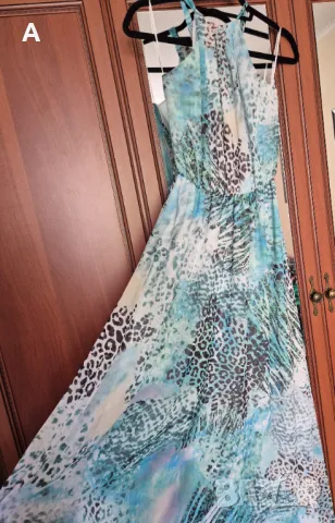 Изключително красива, елегантна и ефирна дълга рокля, снимка 2 - Рокли - 50432832