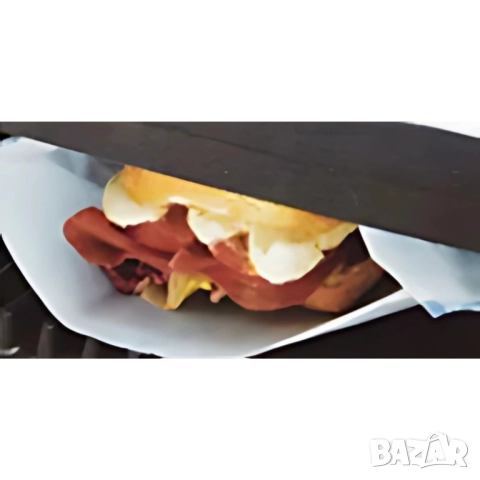 Торбички за сандвич тостер 3бр. NoStik, 15x20\20x20\20x25см., до 260°, бял, в плик, снимка 4 - Други - 52112846