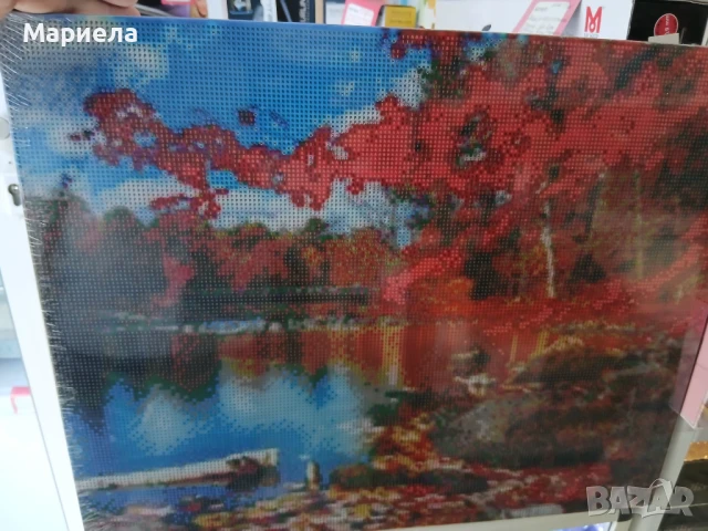 Комплекти за диамантена живопис TOCARE за възрастни с клен, есенен диамантено изкуство за възрастни, снимка 8 - Ръчно изработени сувенири - 50767956
