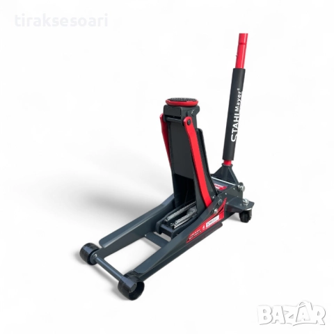 ПРОМОЦИЯ Нископрофилен хидравличен крик 4T STAHLMAYER XL 83–505 мм с двойна помпа, снимка 8 - Други инструменти - 52529633