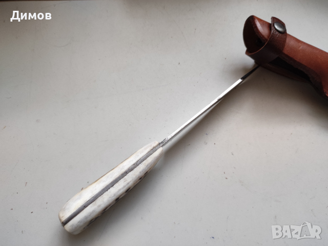 Старо българско ножче Нож Рог, снимка 5 - Други ценни предмети - 44989441