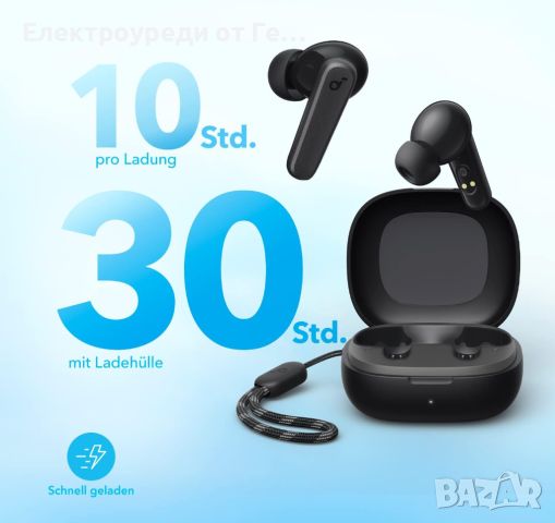 Чисто Нови Безжични Слушалки Anker Soundcore P20i TWS Bluetooth, снимка 2 - Безжични слушалки - 45354230