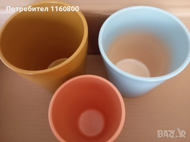 Керамични кашпи, снимка 2 - Саксии и кашпи - 52626999