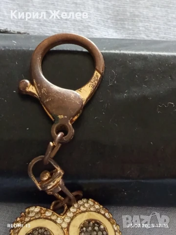 Метален ключодържател бухал 🦉 с кристали за КОЛЕКЦИЯ ДЕКОРАЦИЯ 24674, снимка 3 - Колекции - 51119358