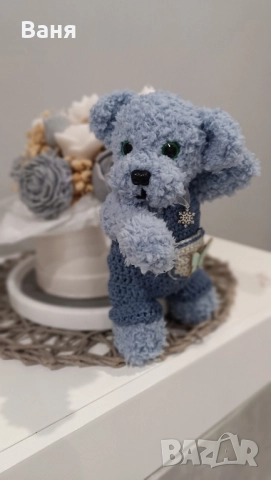 Плетено кученце, снимка 7 - Плюшени играчки - 52110774