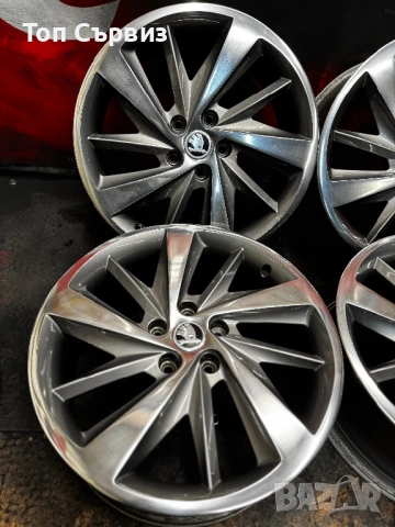 Алуминиеви джанти за Шкода ( Skoda ), 18 цола, 5х112, снимка 6 - Гуми и джанти - 53618882