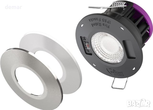 Bright Source All-in-One Downlight - 8w 64mm изрез, 750lm, пакет от 6, снимка 2 - Лед осветление - 45733781