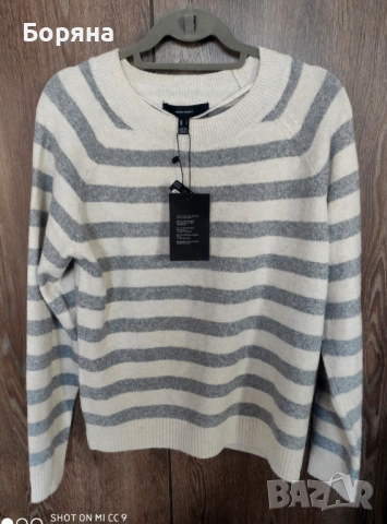 Vero Moda нов с етикет пуловер с брошка, снимка 6 - Блузи с дълъг ръкав и пуловери - 53287837