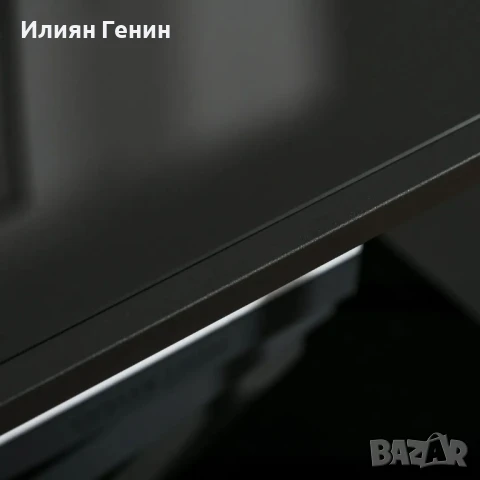 Холна маса HOMCOM с рафт, регулируеми крачета, стоманена рамка, стъклен плот, 100 x 55 x 45.5 см, снимка 3 - Маси - 50733046