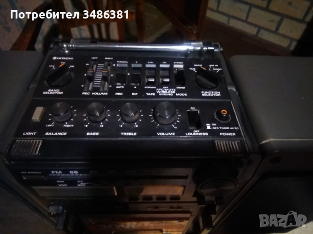 HITACHI  TRK 9150W, снимка 6 - Радиокасетофони, транзистори - 44900439