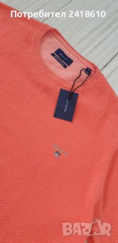 Gant Premium Cotton Knit Мens Size XL НОВО! ОРИГИНАЛ! Мъжки Памучен Пуловер!, снимка 12 - Пуловери - 49130171