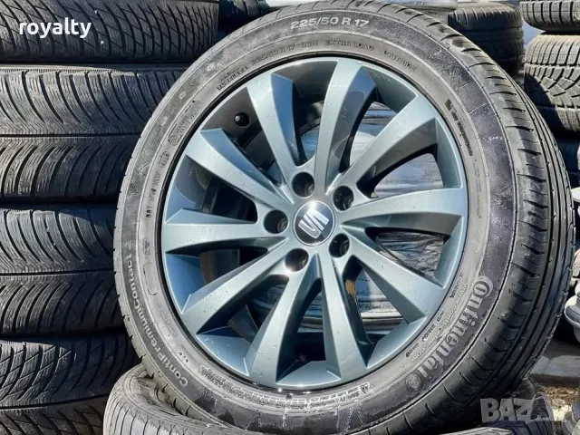 5х112 17 Джанти Seat Alhambra VW Passat Golf Caddy Skoda Kodiaq Superb Octavia Audi A3 A4 A6 Q3, снимка 10 - Аксесоари и консумативи - 49471896