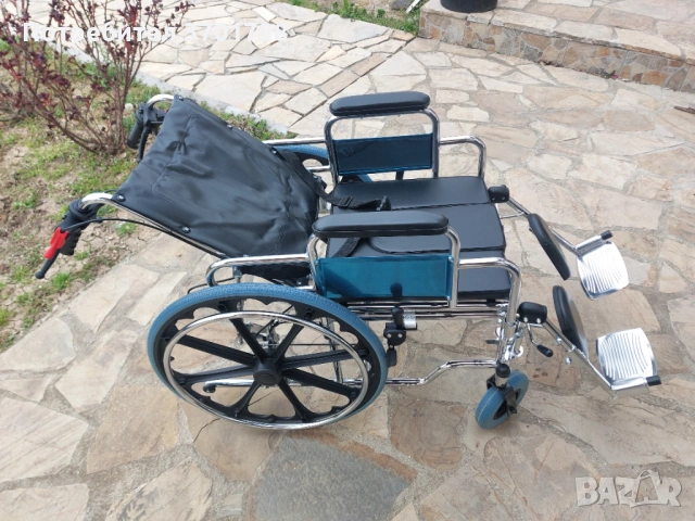 Нова!Инвалидна количка, сгъваема, рингова. Чисто нова!, снимка 6 - Инвалидни колички - 53964812