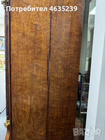 Антикварен гардероб с богата дърворезба - масивно дърво, снимка 8 - Бюфети - 52987020