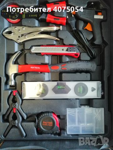 Комплект инструменти в куфарче , Kraft Royal Line 120 , Части, снимка 4 - Куфари с инструменти - 45546812