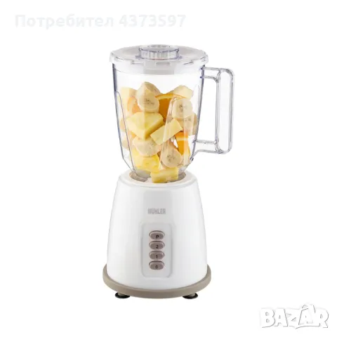 Блендер Muhler MB-155, 500W, 1.5 л, пласт.кана, сив, снимка 1 - Други - 48991956