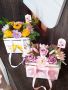 🌸Ново🌸Страхотна розова чантичка със сапунени цветя за вашите специални поводи🌸 , снимка 1