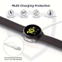 2 в 1 бързо безжично зарядно устройство за Samsung Galaxy Watch 7/6/5/4/3/2/Active, USB + TYPE C, снимка 3