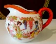Каничка японски порцелан,злато,гейши. , снимка 1