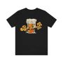 черна тениска с картинка с бира,   размер L голям, от Германия, снимка 1 - Тениски - 45414394