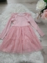 Детски официални рокли в розово и синьо с тюл и пайети. , снимка 6
