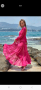 Парео за плаж, кимоно, розово, дълго, ново, универсален размер, снимка 7