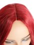Дълга къдрава светлочервена перука Мишел, снимка 3