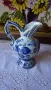 Кани- вази стил Арт Деко delft blue Нolland hand painted                                            , снимка 7