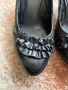Дамски черни обувки на ток, снимка 3
