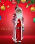 Голям декоративен Дядо Коледа с лампа, снимка 2