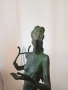 Бронзова жена с арфа, снимка 2