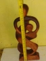 Стара Дървена Фигура , Статуетка от Махагон., снимка 6