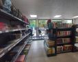 Метални крайстенни и островни стелажи за книжарница, тъмно сиви R-7016 ТХТ, снимка 5