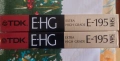 Видеокасети VHS TDK EHG 240 Super Avilyn, снимка 3
