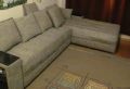 Ъглов диван с подлакътник и ракла, снимка 1 - Дивани и мека мебел - 46036897
