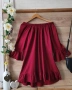 Рокля бордо Италия , снимка 2