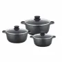 Гранитен комплект касероли Lexical ECO SMART SERIES – 6 части 24/26/30 см, снимка 4