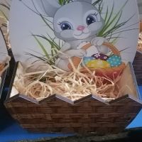 Кошничка за Великденски яйца, снимка 1 - Декорация за дома - 45075504