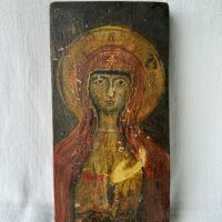 Много Стара икона , 31.5 х 16см , Антика, снимка 1 - Антикварни и старинни предмети - 45543883