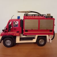 Винтидж играчка немска пожарна, снимка 1 - Коли, камиони, мотори, писти - 45434582