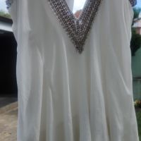 Бяла елегантна рокля , снимка 2 - Рокли - 45920343