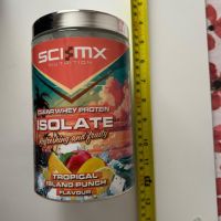 SCI-MX Протеинова формула за мускулен растеж и поддържане, тропически вкус, без ГМО • 400 g • 21 g п, снимка 10 - Хранителни добавки - 45749631