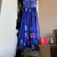 Djofra Дълга рокля от шифон​,​ S-M, снимка 2 - Рокли - 45878391