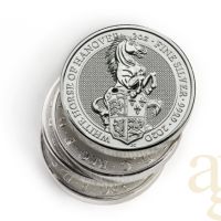2 oz Сребърна монета, White Horse of Hanover, Queen's Beast 2020, снимка 4 - Нумизматика и бонистика - 45318897