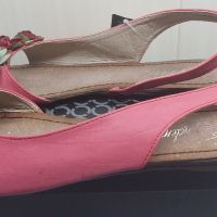 Цикламени сандали естествена кожа- 40 н., снимка 2 - Сандали - 45179121