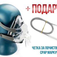 Full Face Маска за сънна апнея, за всички CPAP / ЦПАП апарати, с включена каишка за главата +ПОДАРЪК, снимка 1 - Други - 21911066