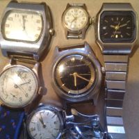 Ръчни часовници 6броя, снимка 1 - Антикварни и старинни предмети - 45383383