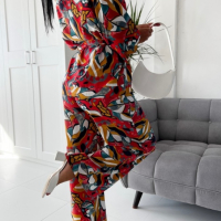 Комплект панталон с кимоно     , снимка 3 - Комплекти - 45068981