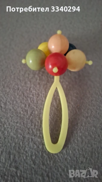 Винтидж бебешка играчка, дрънкалка, снимка 1